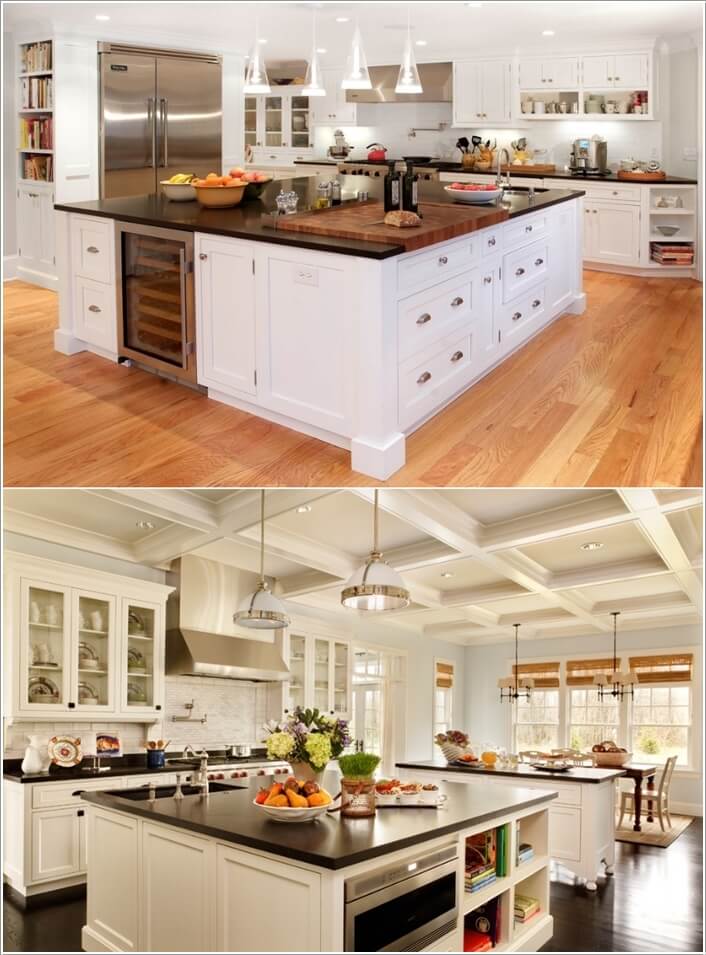 15 Interesting Elements You Can Add to a Kitchen Island 6