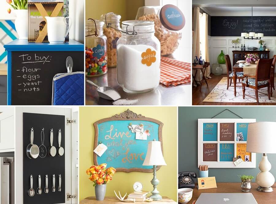 17 Interesting Ways to Decorate with Chalkboard Paint
