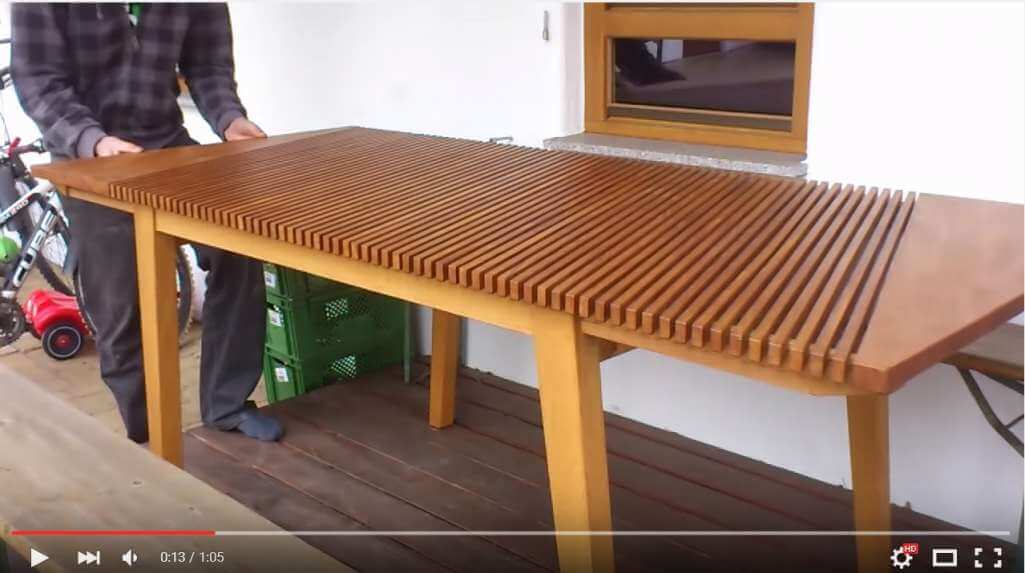 how to made table