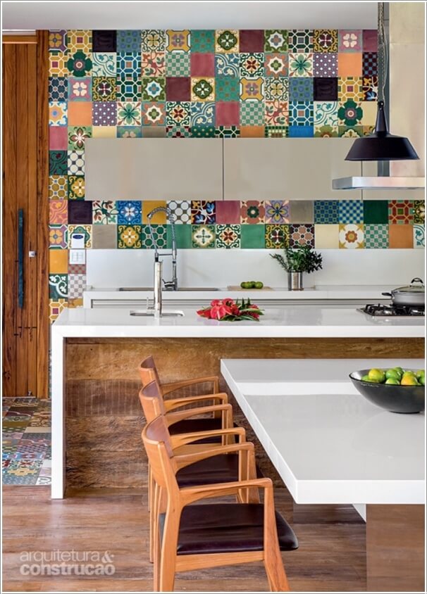 Give Your Kitchen a New Life with Patchwork Design Details 1