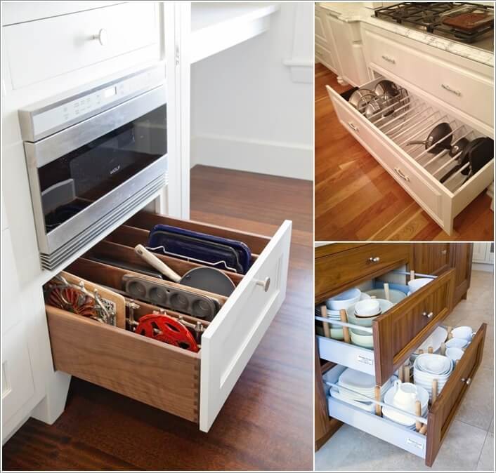 10 Clever Ways to Divide Your Kitchen Drawers a