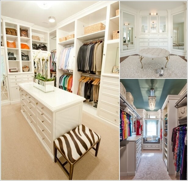 10 Cool Seating Ideas for Your Walk-In Closet a