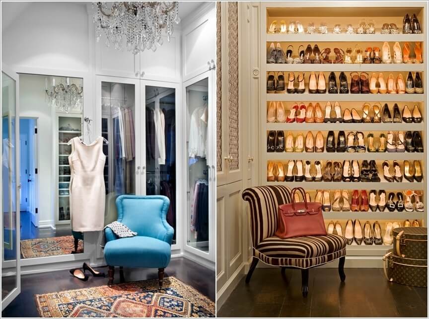10 Cool Seating Ideas for Your Walk-In Closet 7