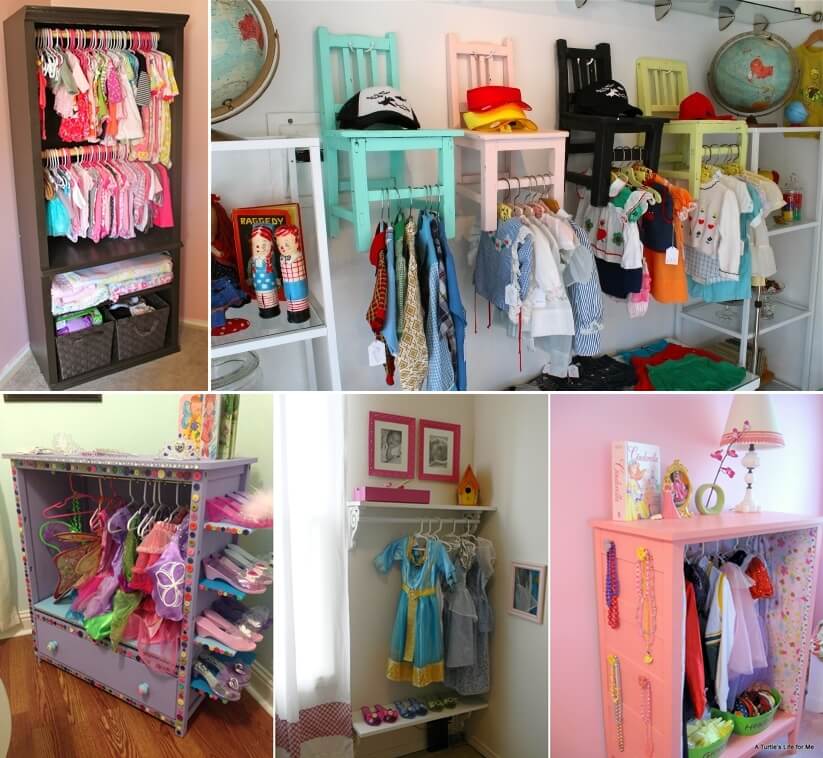 diy kids closet