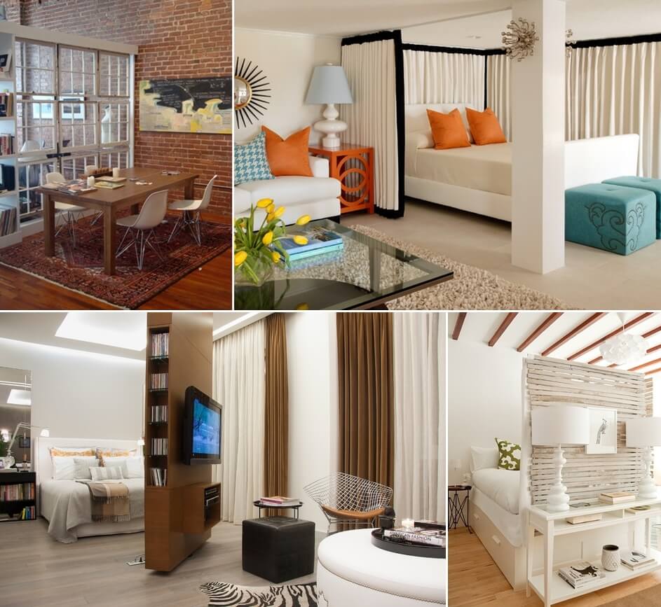 10 Ideas for Room Dividers in a Studio Apartment