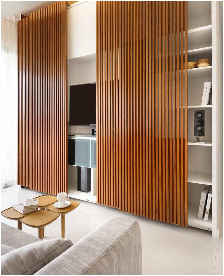 15 Stylish Ways to Decorate Your Home with Wood Screens 4