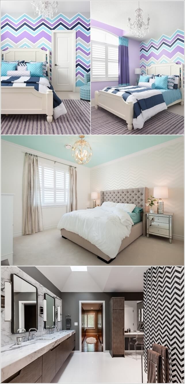 15 Uniquely Chic Ways to Decorate Your Home with Chevron Pattern 2