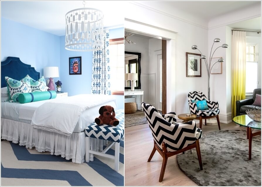 15 Uniquely Chic Ways to Decorate Your Home with Chevron Pattern 4