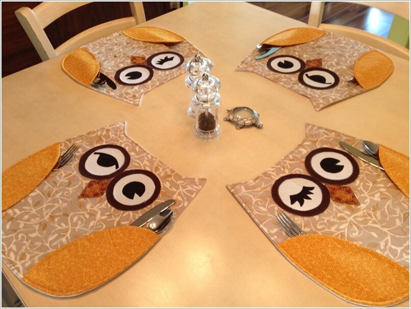 10 Wonderful DIY Placemat Ideas for Your Dining Table 2