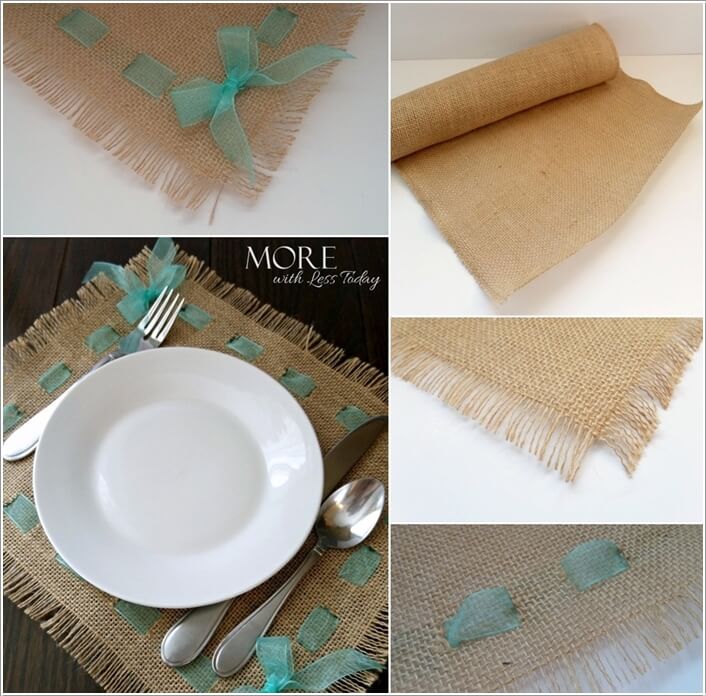 10 Wonderful DIY Placemat Ideas for Your Dining Table 4