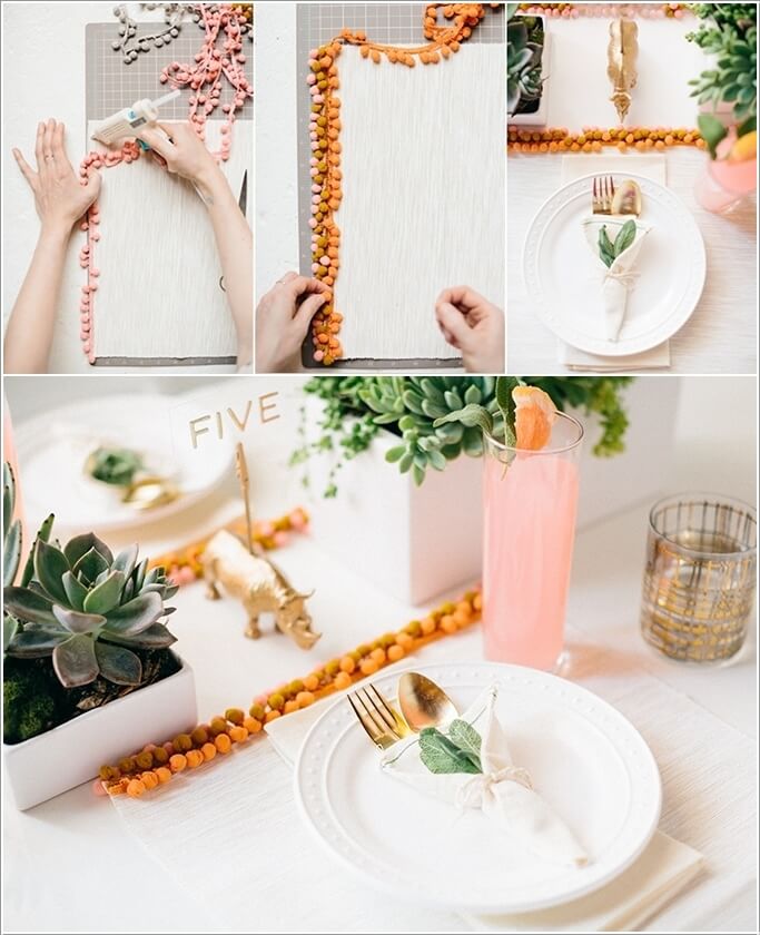 10 Wonderful DIY Placemat Ideas for Your Dining Table 9