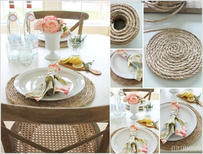 10 Wonderful DIY Placemat Ideas for Your Dining Table 1