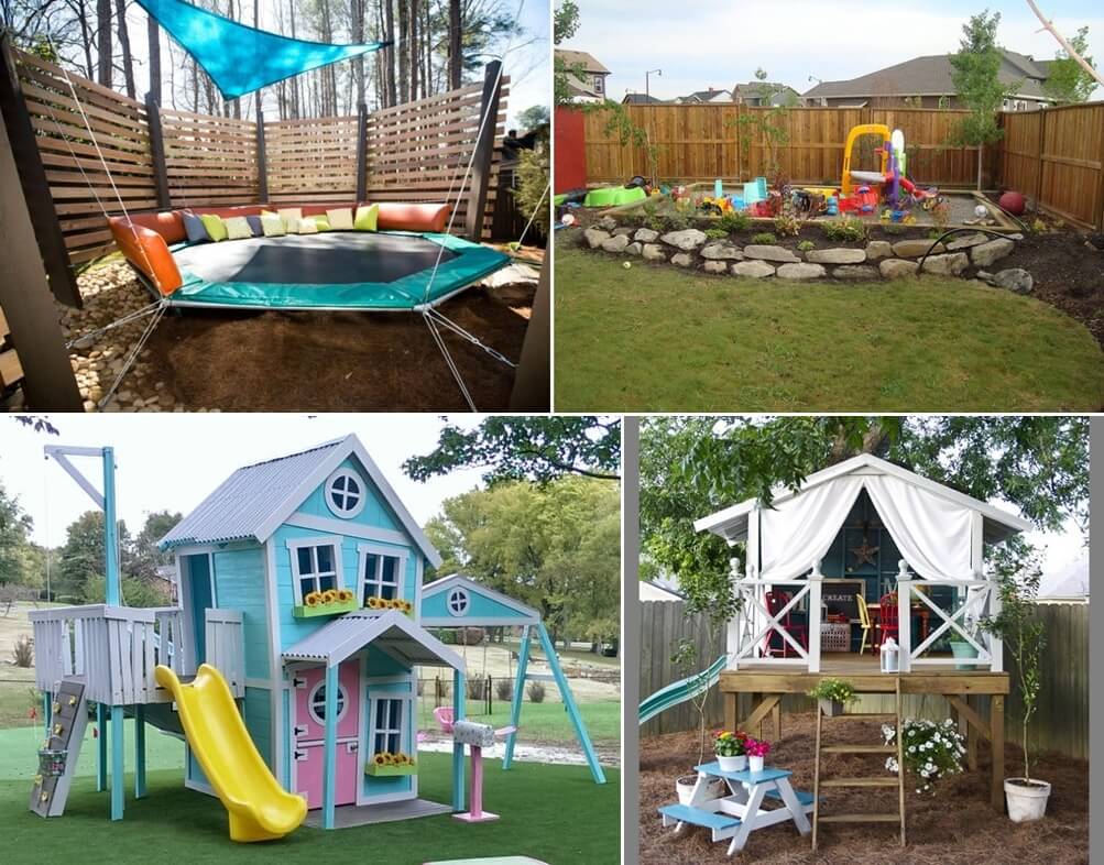 12 Super Cool Ideas for a Backyard Kids' Play Area