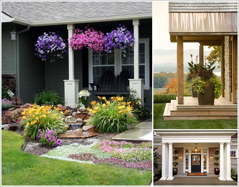 12 Ways to Use Plants for Decorating Your Porch 1