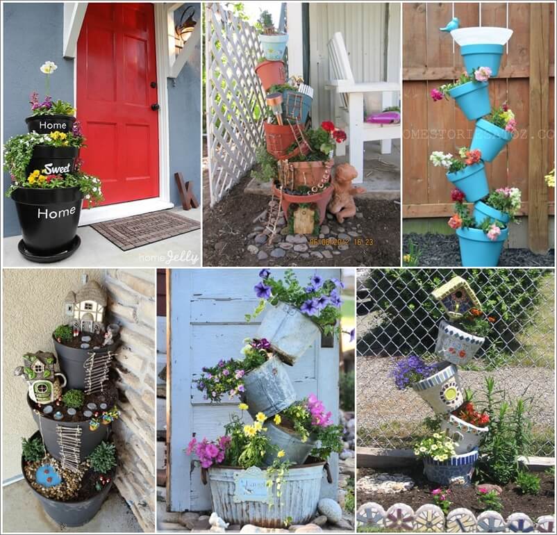 15 Fabulous Flower Tower Ideas for Your Garden 1