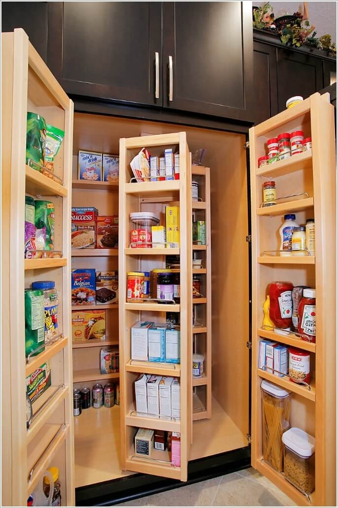 10 Clever Ideas to Store More in a Small Space Pantry 10