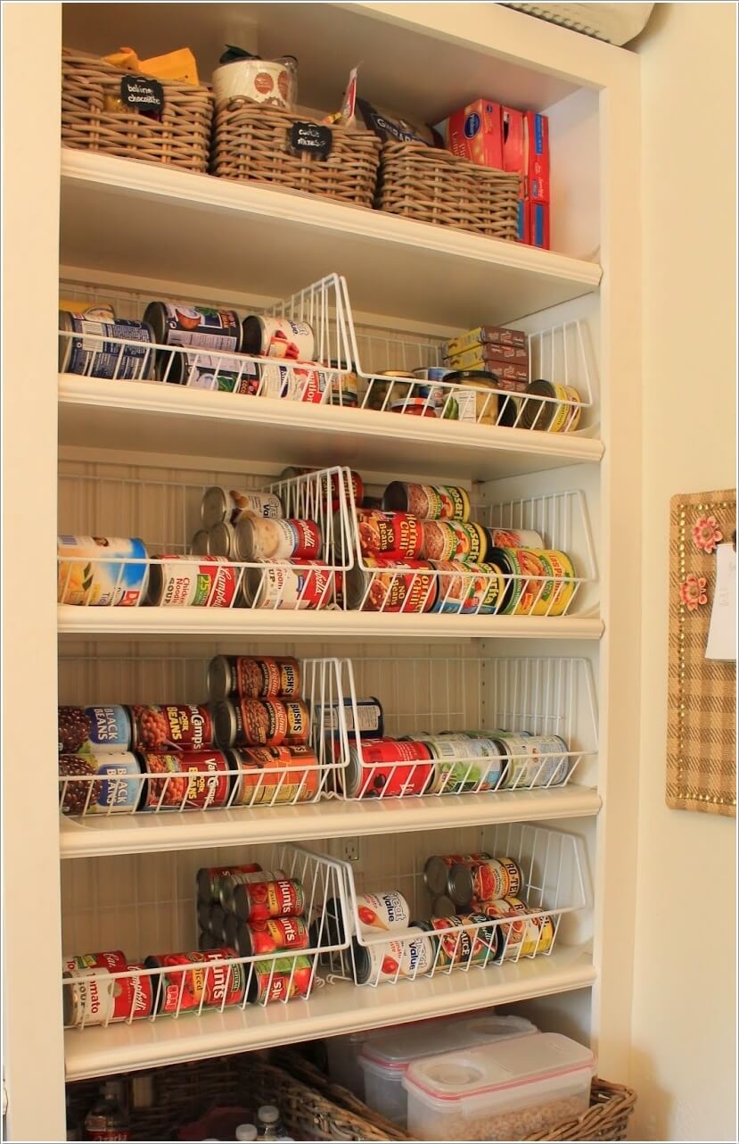 10 Clever Ideas to Store More in a Small Space Pantry 7