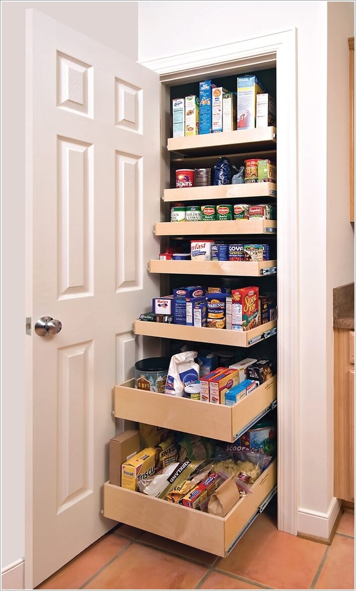 10 Clever Ideas to Store More in a Small Space Pantry