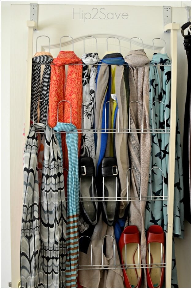 10 Clever Ways to Organize Your Scarves 5