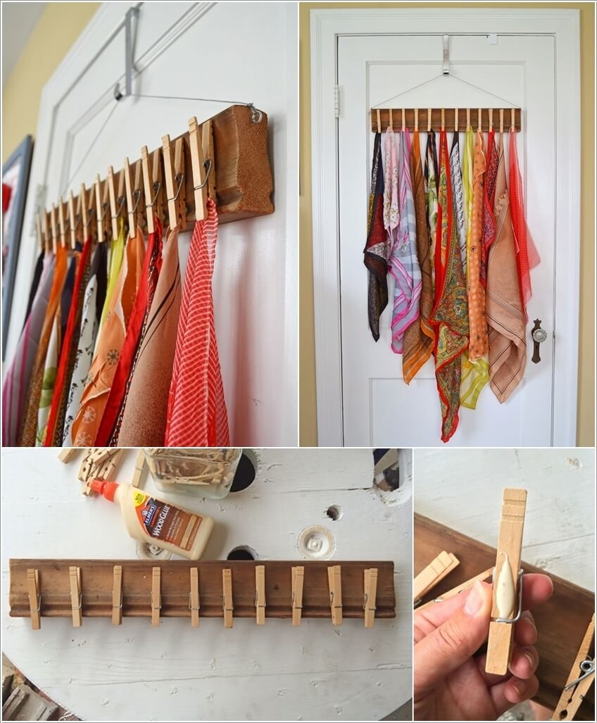 10 Clever Ways to Organize Your Scarves 8
