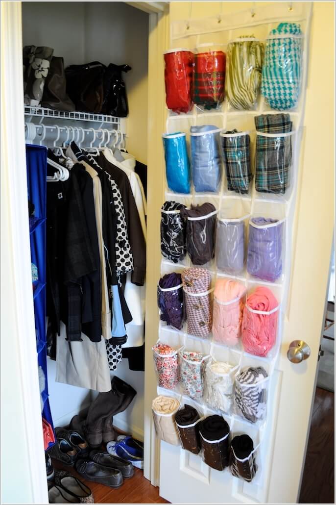 10 Clever Ways to Organize Your Scarves 9