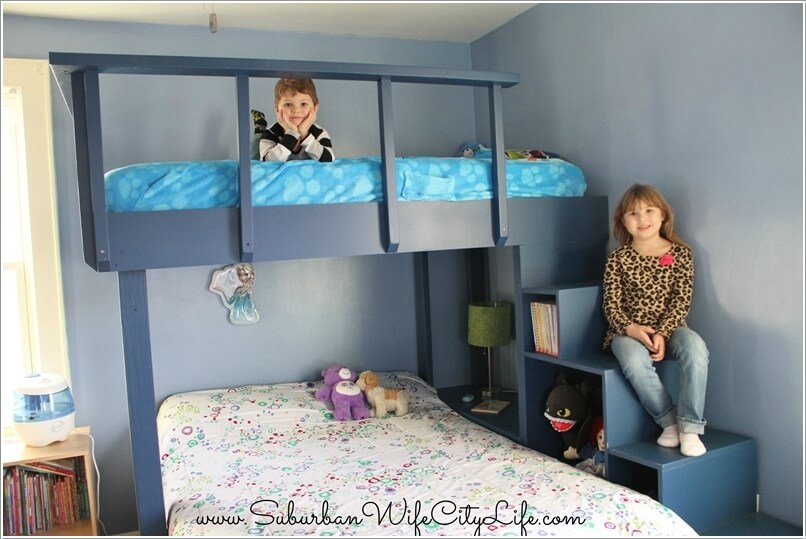10 Cool DIY Bunk Bed Ideas for Kids 4