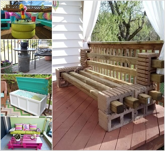 10 Cool DIY Furniture Pieces for Your Balcony a