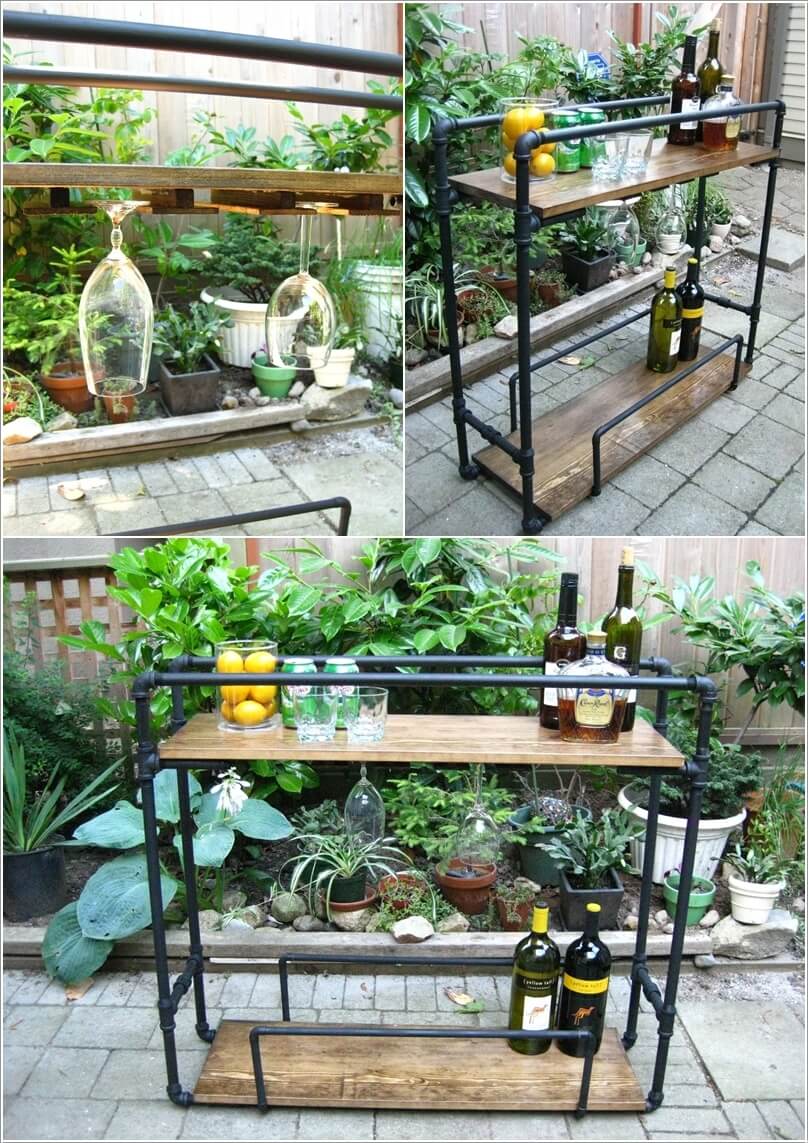 10 Cool DIY Outdoor Bar Ideas for Summer 5