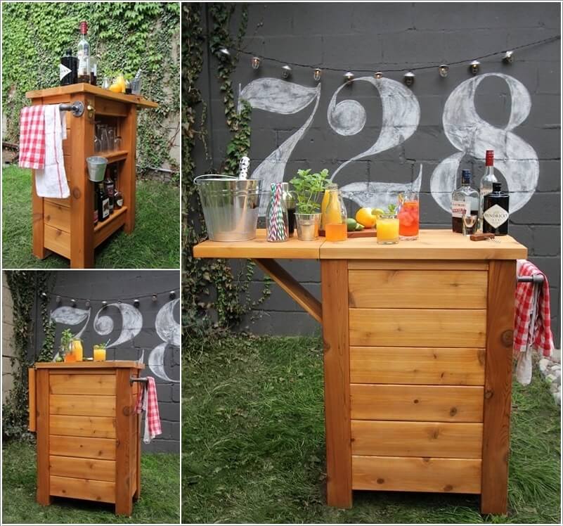 10 Cool DIY Outdoor Bar Ideas for Summer 6