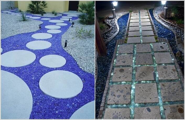 10 Cool Garden Walkway and Stepping Stones Combos 9