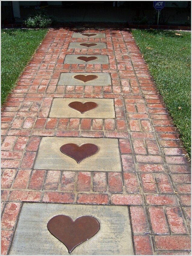 10 Cool Garden Walkway and Stepping Stones Combos 10