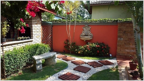 10 Cool Garden Walkway and Stepping Stones Combos 1