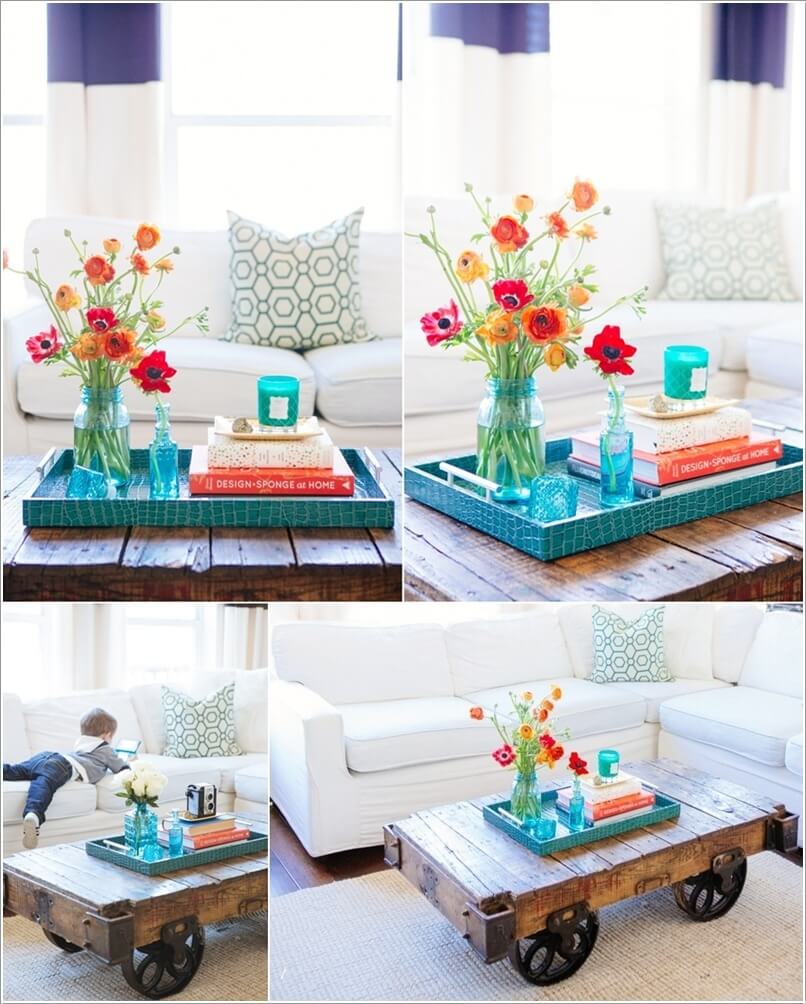 10 Creative DIY Coffee Table Centerpiece Ideas