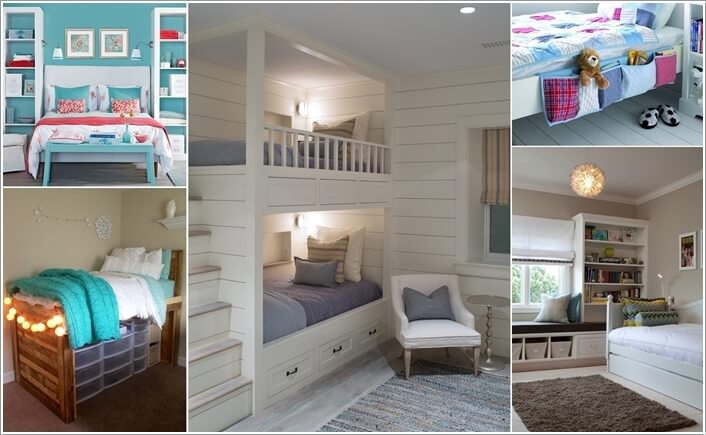 10 Clever Ways to Store More in a Small Kids' Room a