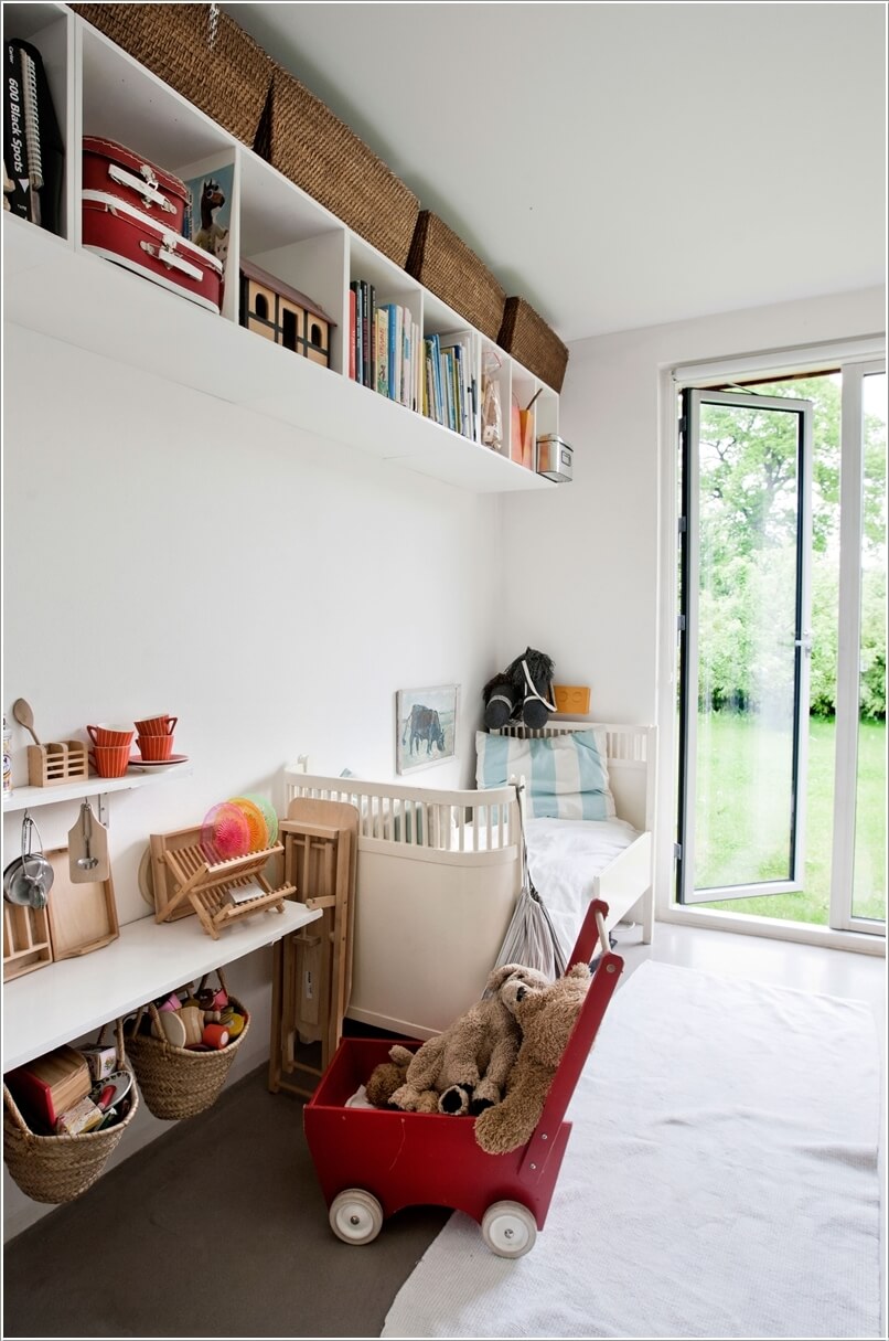 10 Clever Ways to Store More in a Small Kids' Room 10