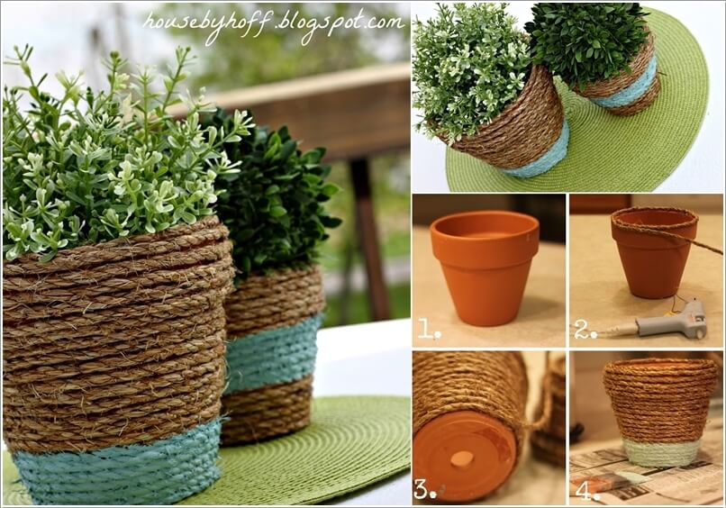 15 Cool Ways to Give a Makeover to Your Terracotta Planters 8