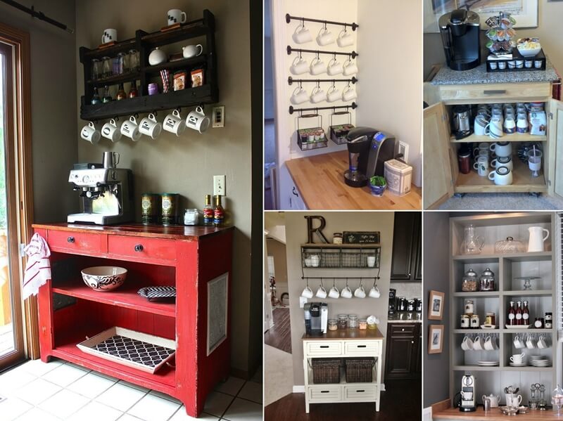 10 Cool Coffee Mug Storage Ideas for Your Coffee Station