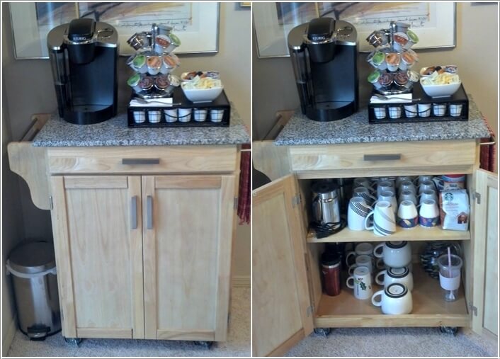 10 Cool Coffee Mug Storage Ideas for Your Coffee Station 4