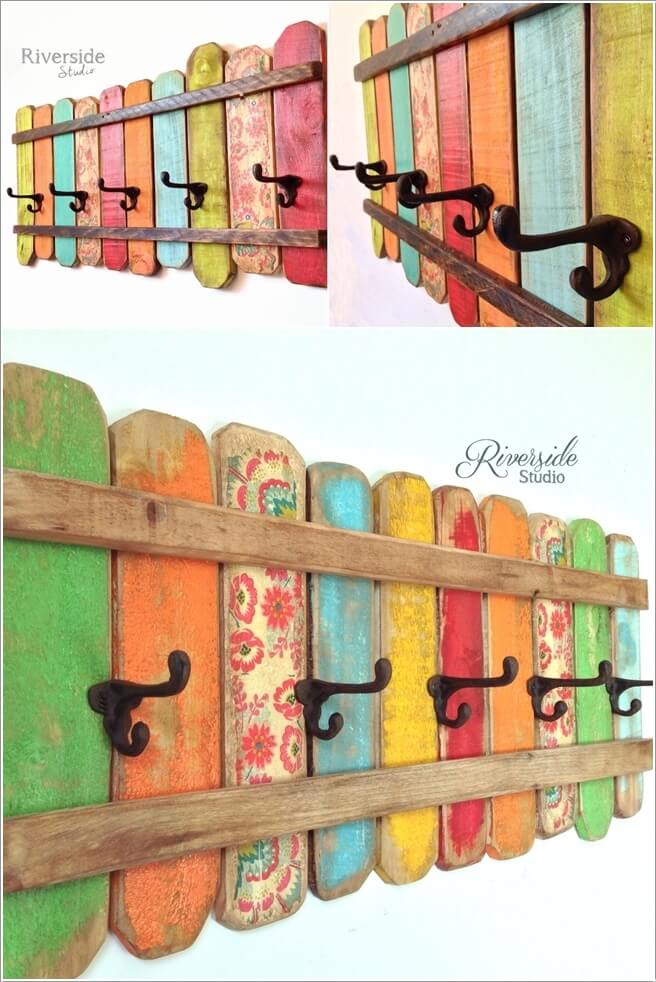 10 Cool DIY Coat Rack Ideas from Re-purposed Materials 2