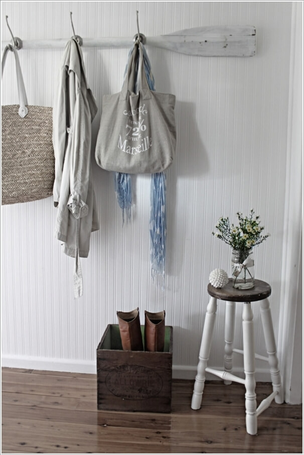 10 Cool DIY Coat Rack Ideas from Re-purposed Materials 7