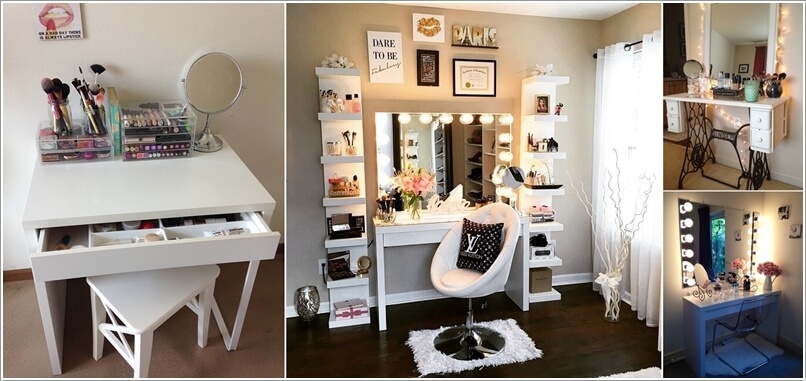 10 Cool Diy Makeup Vanity Table Ideas