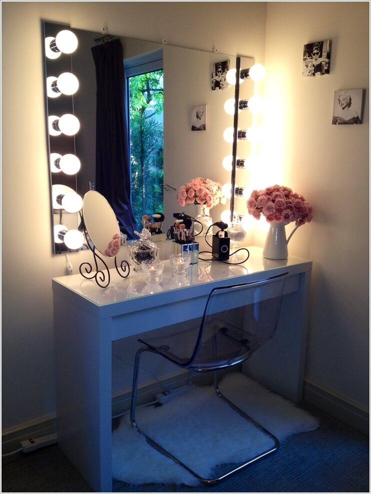 10 Cool Diy Makeup Vanity Table Ideas