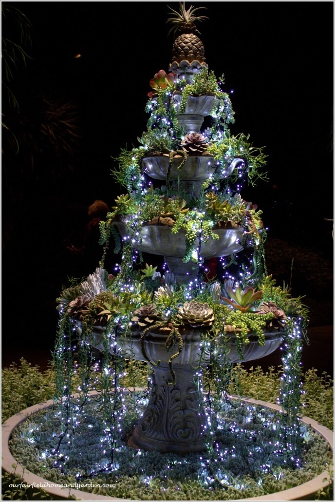 lights fairy outdoor decor magical projects garden fountain christmas fairfield via water yard
