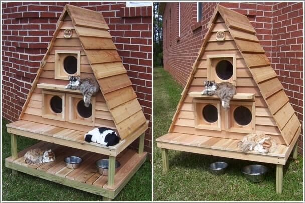 10 Super Cool Cat Houses and Cabins for Your Kitty 1