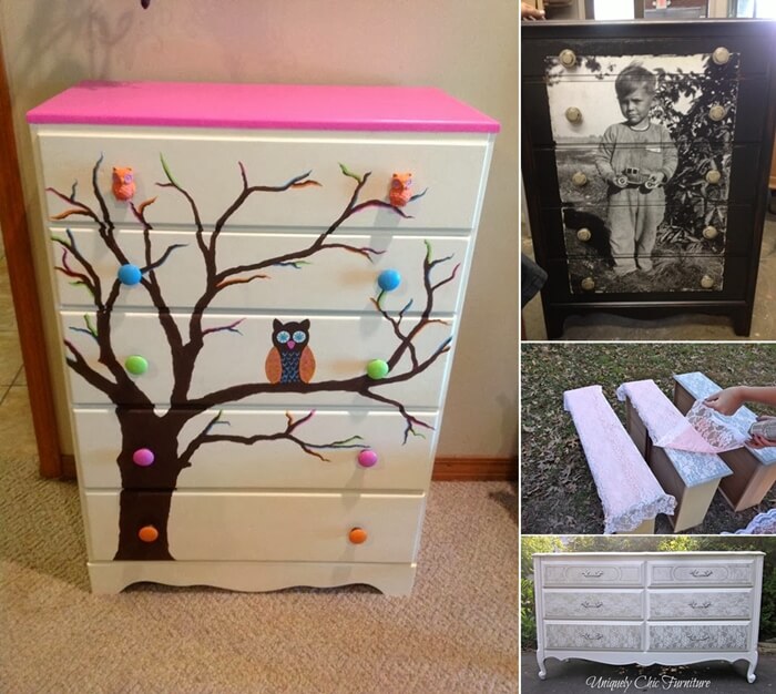 10 Ways To Give A Makeover To A Chest Of Drawers