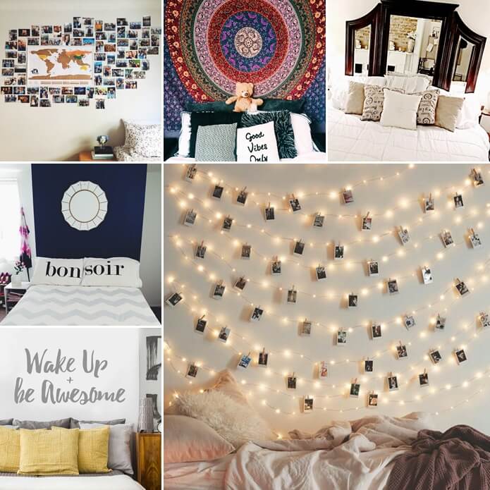 19 Cool Ways to Decorate a Bed That Has No Headboard