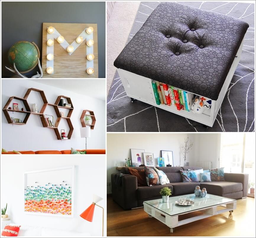 26 DIY Living Room Decor Projects That Won't Break The Bank 1