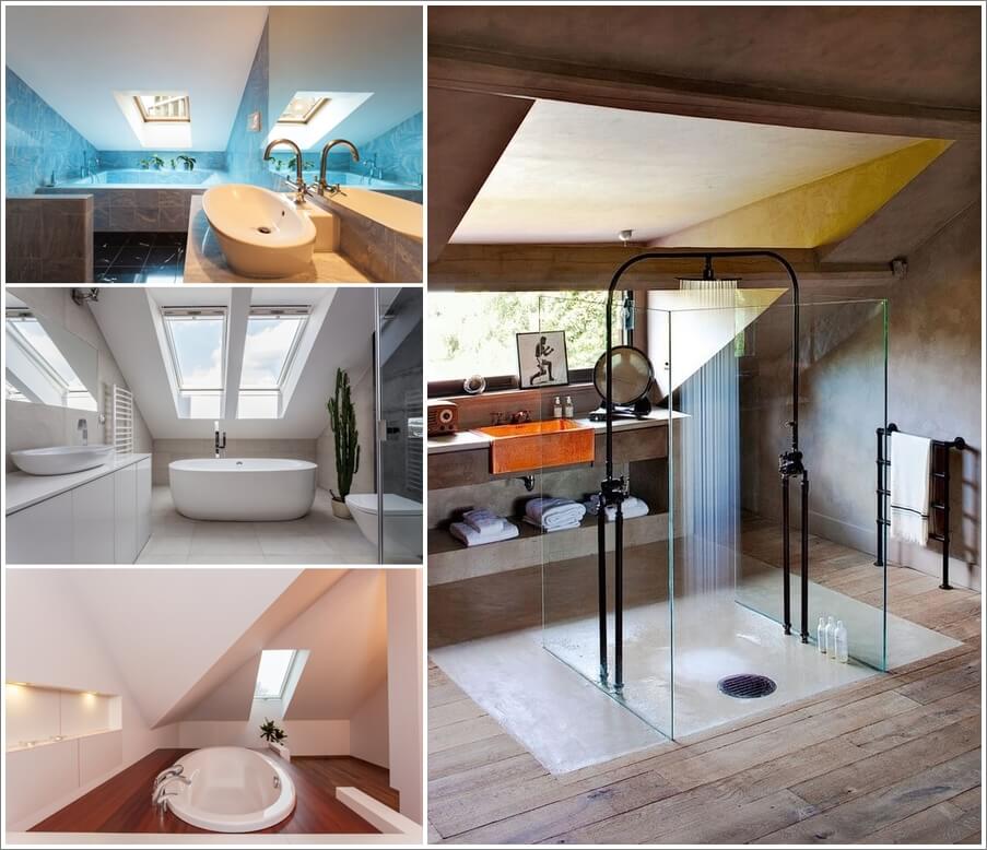 34 Amazing and Cozy Attic Bathroom Designs 1