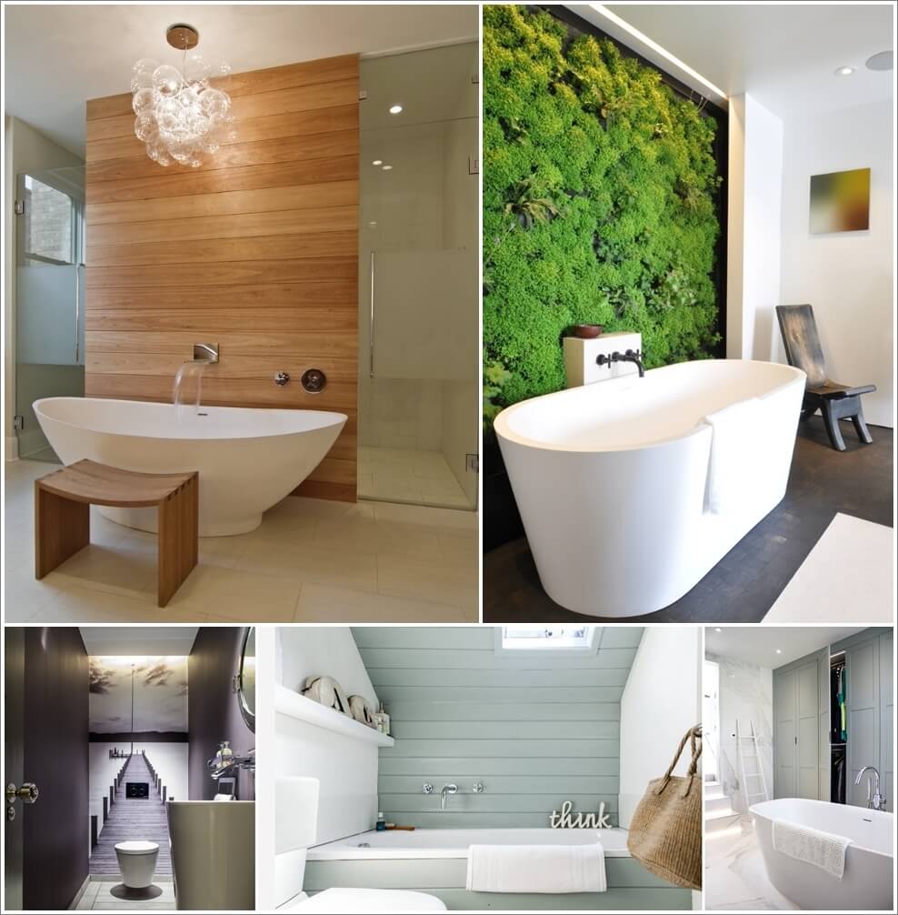 Creative and Interesting Bathroom Wall Designs 1