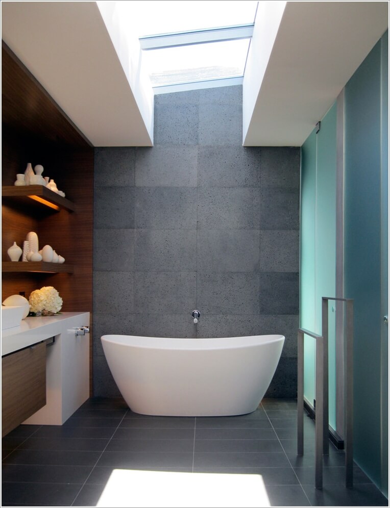 10 Chic and Classy Behind Bathtub Wall Ideas 9